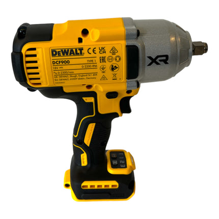 Akumulatorowy klucz udarowy DeWalt DCF 900 E1T 18 V 1396 Nm 1/2" + 1x akumulator Powerstack 1,7 Ah + ładowarka + TSTAK