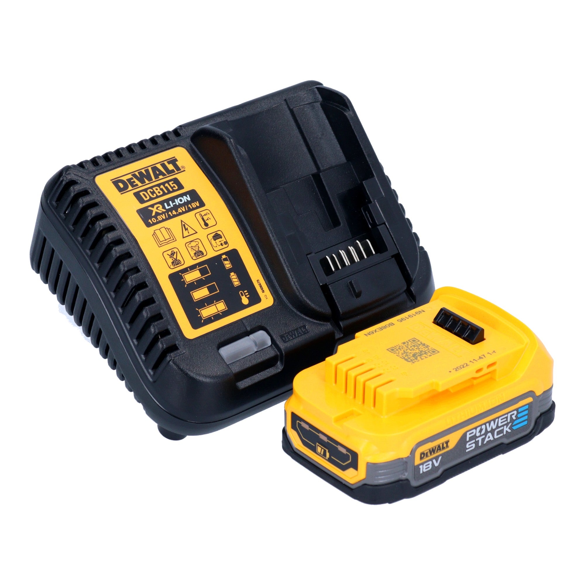 DeWalt DCF 900 E1T Akku Schlagschrauber 18 V 1396 Nm 1 2 1x Powerstack Akku 1 7 Ah Ladegeraet TSTAK 4 - toolbrothers