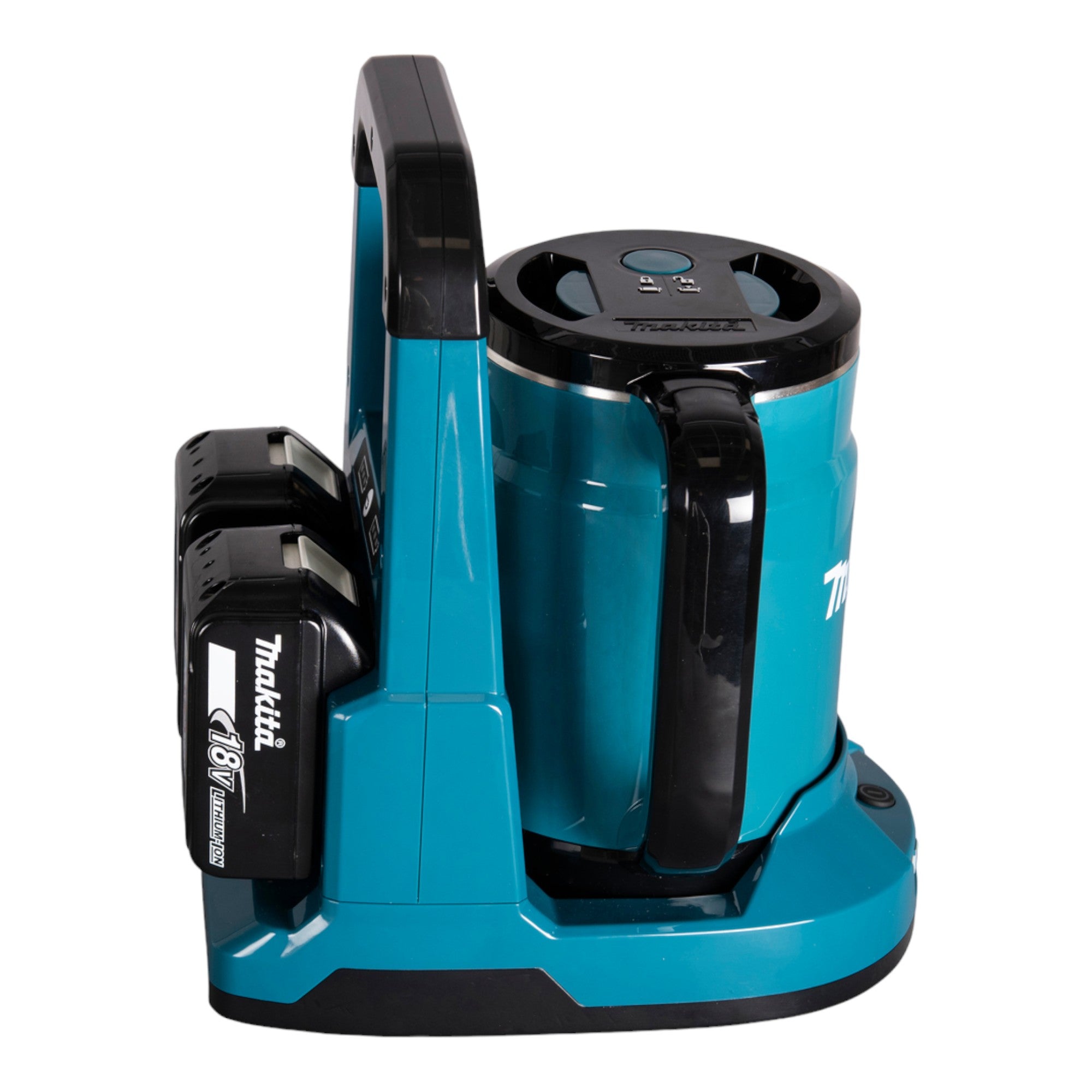 Makita DKT 360 CF2 Akku Wasserkocher 36 V 2x 18 V 0 8 L 2x Akku 3 0 Ah Doppelladegeraet 4 - toolbrothers