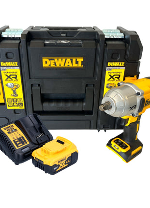 Akumulatorowy klucz udarowy DeWalt DCF 900 P1T 18 V 1396 Nm 1/2" + 1x akumulator 5,0 Ah + ładowarka + TSTAK