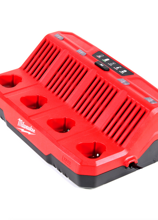 Milwaukee M12 C4 Akku Ladegerät 4-fach - für 12 V Akkus der M12-Serie - Toolbrothers