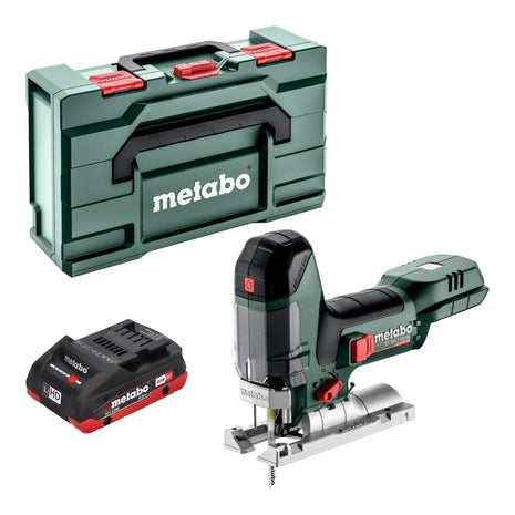 Metabo ST 18 LT 130 BL Akku Stichsäge 18 V 130 mm Brushless + 1x LiHD Akku 4,0 Ah + Metabox - ohne Ladegerät