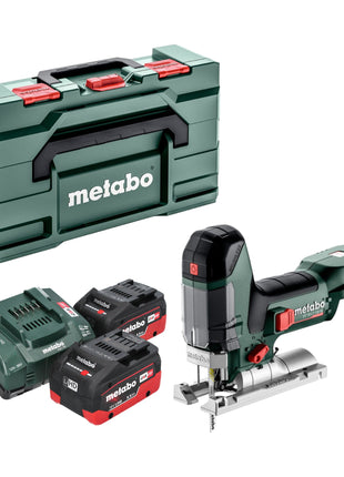 Metabo ST 18 LT 130 BL Akku Stichsäge 18 V 130 mm Brushless + 2x LiHD Akku 5,5 Ah + Ladegerät + Metabox