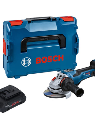 Bosch GWS 18V-15 PSC Professional Akku Winkelschleifer 18 V 125 mm BITURBO Brushless + 1x ProCORE Akku 4,0 Ah + L-Boxx - ohne Ladegerät