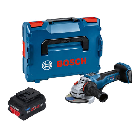 Bosch GWS 18V-15 PSC Amoladora angular a batería profesional 18 V 125 mm BITURBO sin escobillas + 1x batería ProCORE 8,0 Ah + L-Boxx - sin cargador