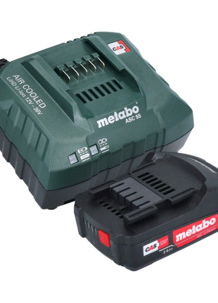 Metabo ST 18 L 90 Scie sauteuse sans fil 18 V 90 mm + 1x batterie 2,0 Ah + chargeur + Metabox