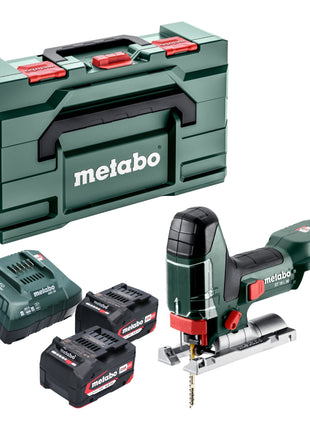 Metabo ST 18 L 90 Akku Stichsäge 18 V 90 mm + 2x Akku 4,0 Ah + Ladegerät + Metabox