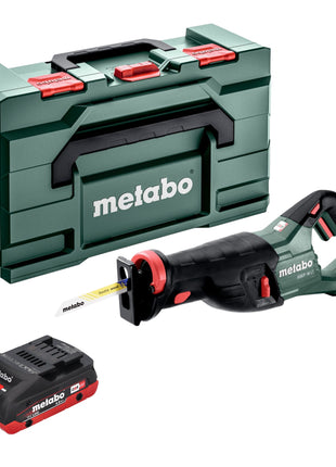 Metabo SSEP 18 LT Akku Säbelsäge 18 V 32 mm + 1x LiHD Akku 4,0 Ah + Metabox - ohne Ladegerät