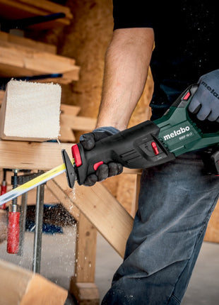 Metabo SSEP 18 LT Akku Säbelsäge 18 V 32 mm + 2x LiHD Akku 4,0 Ah + Ladegerät + Metabox