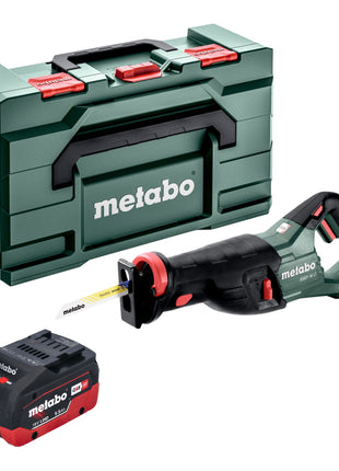 Metabo SSEP 18 LT Akku Säbelsäge 18 V 32 mm + 1x LiHD Akku 5,5 Ah + Metabox - ohne Ladegerät