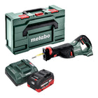 Akumulatorowa pilarka szablasta Metabo SSEP 18 LT 18 V 32 mm + 1x akumulator LiHD 8,0 Ah + ładowarka + metabox