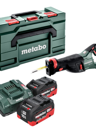 Metabo SSEP 18 LT Akku Säbelsäge 18 V 32 mm + 2x LiHD Akku 10,0 Ah + Ladegerät + Metabox