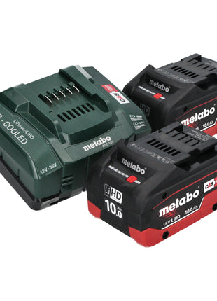 Metabo SSEP 18 LT Akku Säbelsäge 18 V 32 mm + 2x LiHD Akku 10,0 Ah + Ladegerät + Metabox