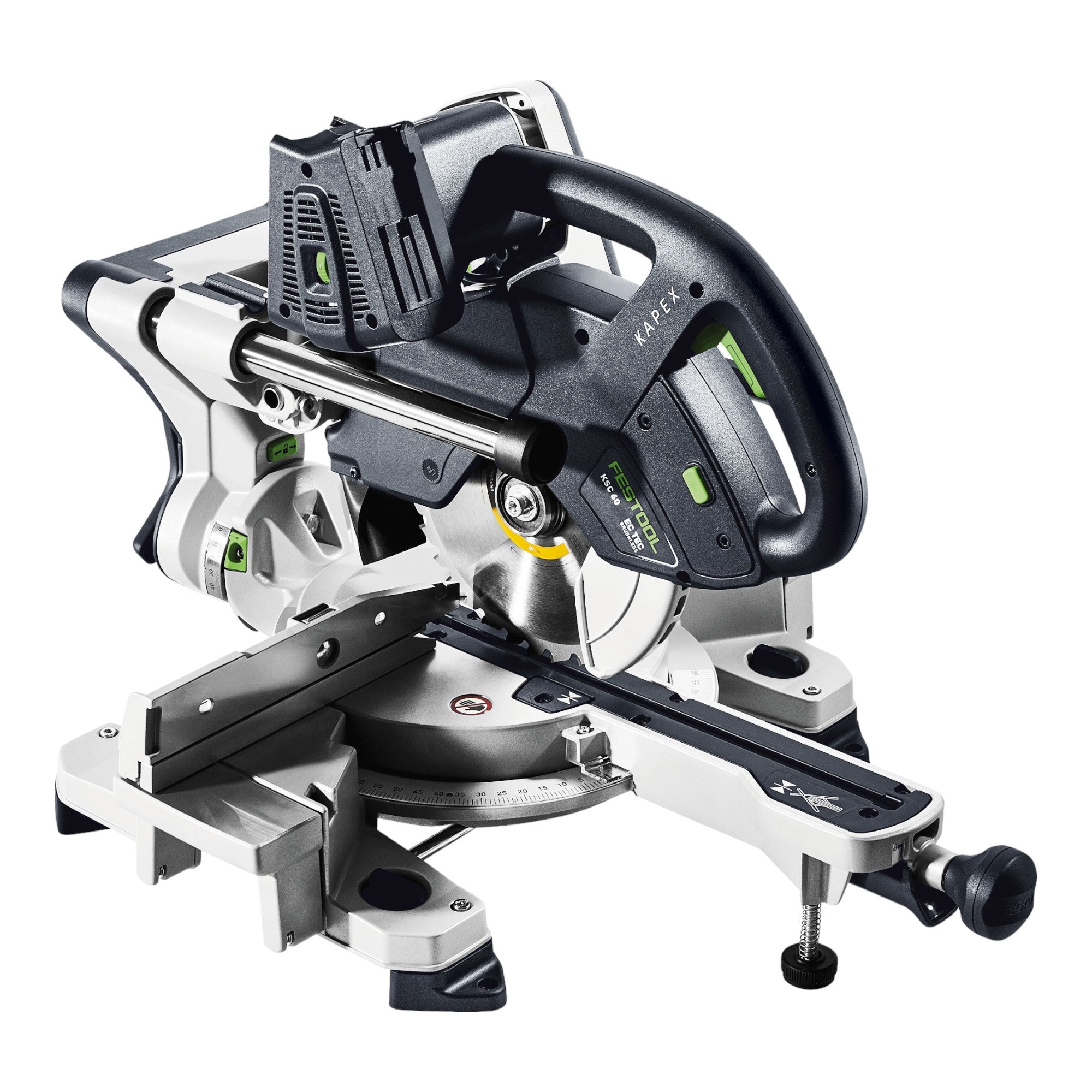 Festool KSC 60 EB Basic KAPEX Akku Kapp Zugsaege 18 V 36 V 216 mm Brushless 2x Akku 5 0 Ah Doppelladegeraet 3 - toolbrothers