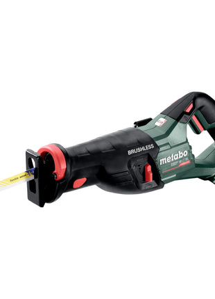 Metabo SSEP 18 LT BL Akku Säbelsäge 18 V 32 mm Brushless + 2x LiHD Akku 4,0 Ah + Ladegerät + Metabox