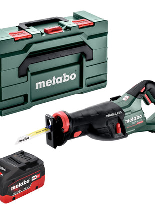 Metabo SSEP 18 LT BL Akku Säbelsäge 18 V 32 mm Brushless + 1x LiHD Akku 8,0 Ah + Metabox - ohne Ladegerät