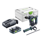 Akumulatorowa wiertarko-wkrętarka udarowa Festool BHC 18-Basic 18 V 1,8 J SDS Plus Brushless + 1x akumulator 4,0 Ah + szybka ładowarka + systainer