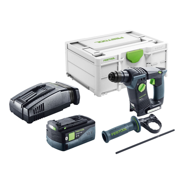 Festool BHC 18-Basic akumulatorowa wiertarko-wkrętarka 18 V 1,8 J SDS Plus Brushless + 1x akumulator 5,0 Ah + szybka ładowarka + systainer