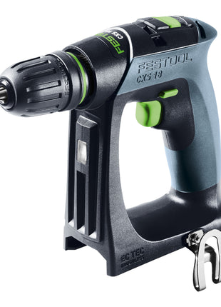 Festool CXS 18-Basic-Set akumulatorowa wiertarko-wkrętarka 18 V 40 Nm bezszczotkowa + 1x akumulator 8,0 Ah + szybka ładowarka + systainer