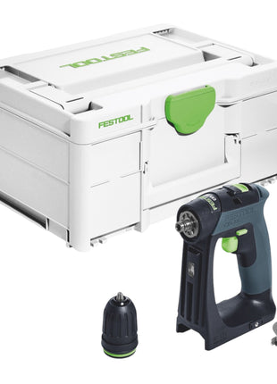 Festool CXS 18-Basic Akku Bohrschrauber 18 V 40 Nm Brushless + 1x Akku 4,0 Ah + Schnellladegerät + Systainer