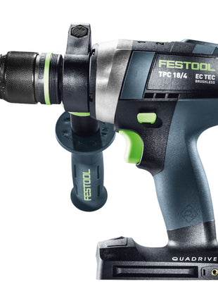 Festool TPC 18/4 I-Basic taladro percutor a batería 18 V 75 Nm + 2x baterías 8,0 Ah + cargador rápido + systainer