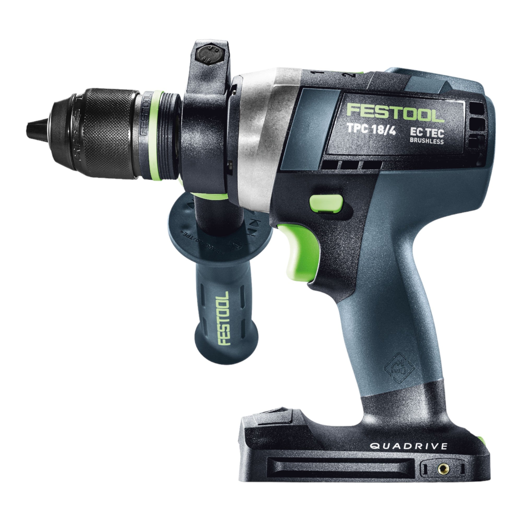 Festool TPC 18 4 I Basic Akku Schlagbohrschrauber 18 V 75 Nm 2x Akku 8 0 Ah Schnellladegeraet Systainer 4 - toolbrothers
