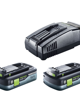 Festool VECTURO OSC 18 E-Basic Set akumulatorowe narzędzie oscylacyjne 18 V Starlock Max Brushless + 2x akumulator 4,0 Ah + szybka ładowarka + systainer