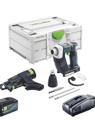 Festool DURADRIVE DWC 18-4500 Basic Akku Bauschrauber 18 V 14 Nm Brushless + 1x Akku 5,0 Ah + Schnellladegerät + Systainer