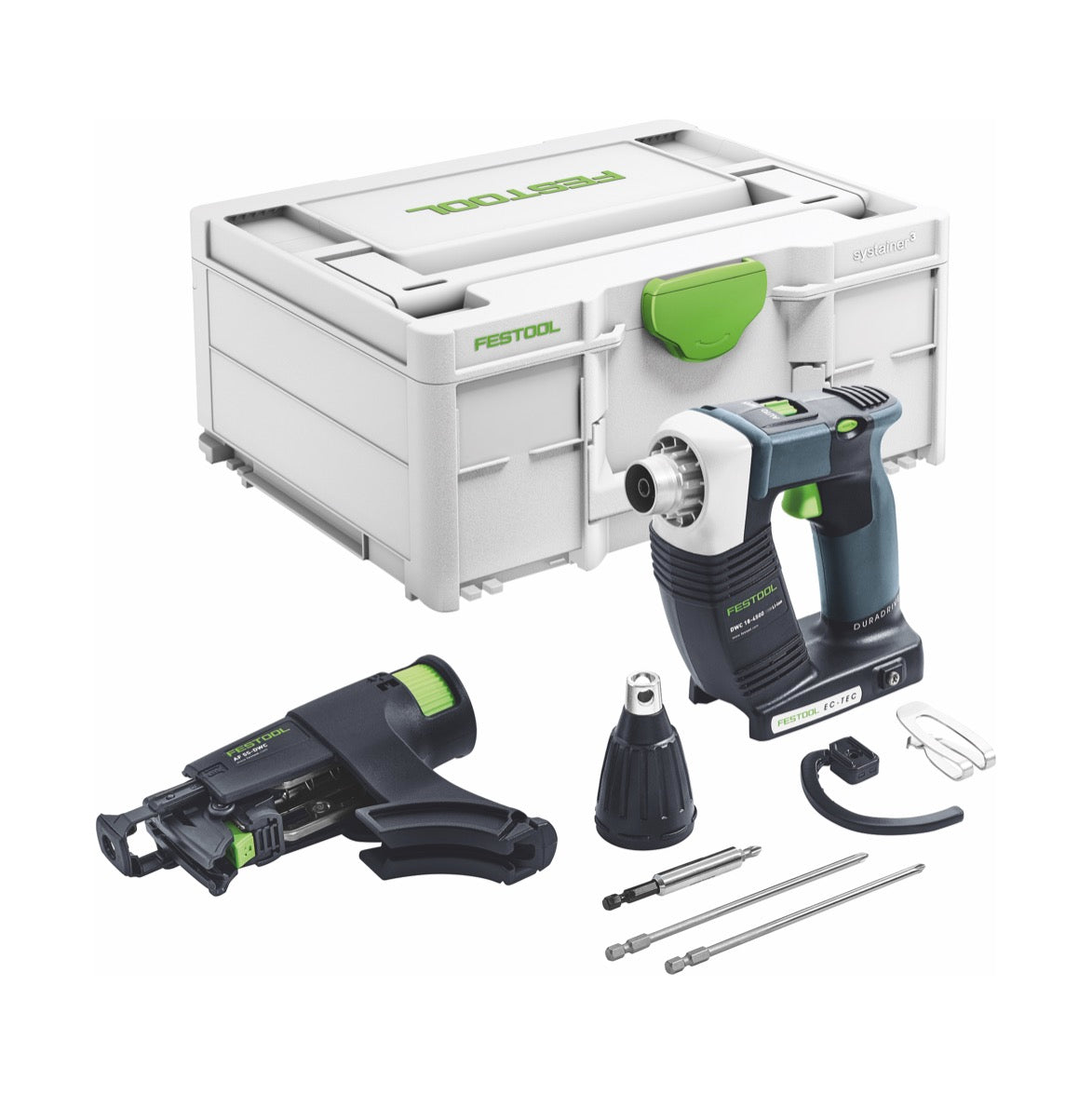 Festool DURADRIVE DWC 18 4500 Basic Akku Bauschrauber 18 V 14 Nm Brushless 1x Akku 5 0 Ah Schnellladegeraet Systainer 1 - toolbrothers