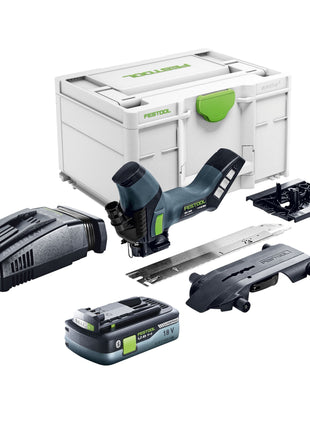 Festool ISC 240 EB-Basic akumulatorowa pilarka do izolacji 18 V 240 mm + 1x akumulator 4,0 Ah + szybka ładowarka + Systainer