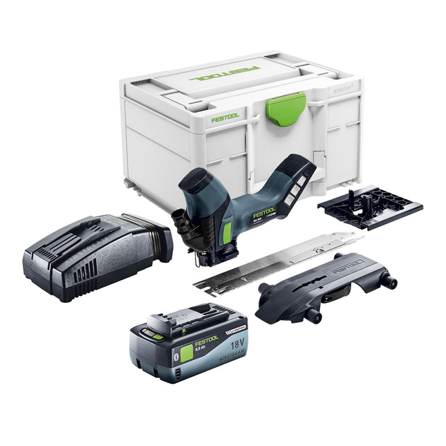 Festool ISC 240 Basic akumulatorowa pilarka do izolacji 18 V 240 mm + 1x akumulator 8,0 Ah + szybka ładowarka + Systainer