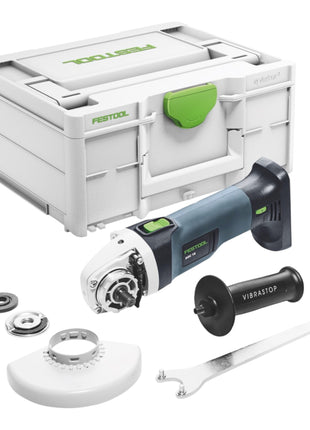 Festool AGC 18-125 EB-Basic Akku Winkelschleifer 18 V 125 mm Brushless + 1x Akku 4,0 Ah + Schnellladegerät + Systainer