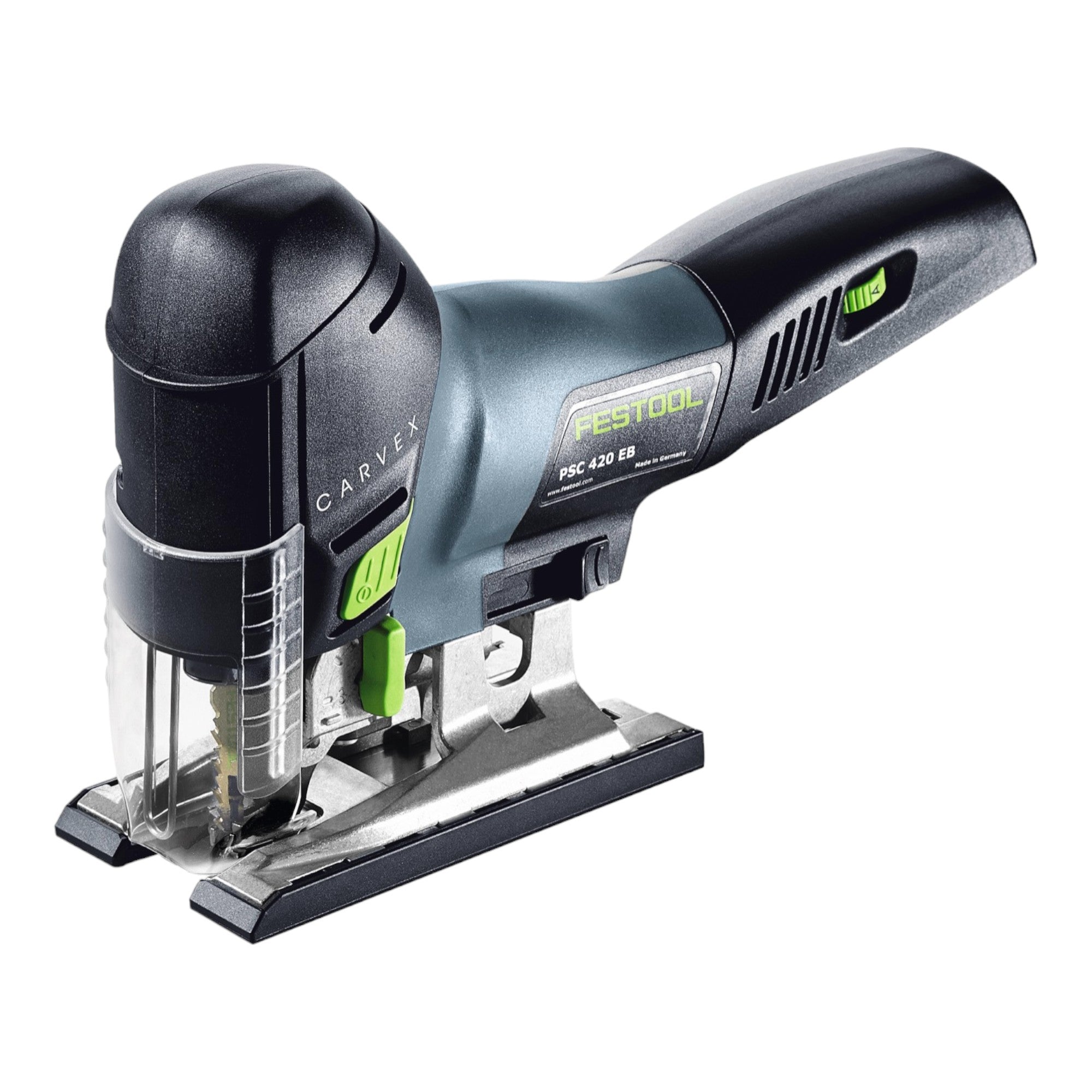 Festool CARVEX PSC 420 EB Basic Akku Pendelstichsaege 18 V 120 mm Brushless 1x Akku 4 0 Ah Schnellladegeraet Systainer 2 - toolbrothers