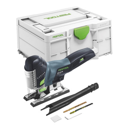 Festool CARVEX PSC 420 EB-Basic akumulatorowa wyrzynarka wahadłowa 18 V 120 mm bezszczotkowa + 2x akumulator 4,0 Ah + szybka ładowarka + Systainer