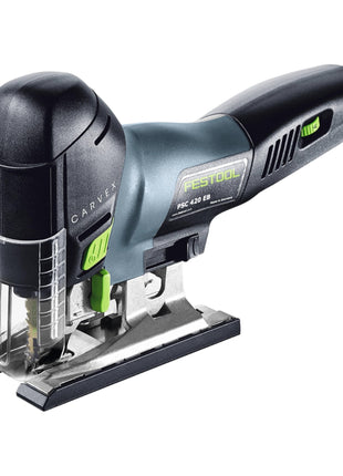 Festool CARVEX PSC 420 EB-Basic Scie sauteuse pendulaire sans fil 18 V 120 mm Brushless + 2x batterie 4,0 Ah + kit de charge rapide + Systainer