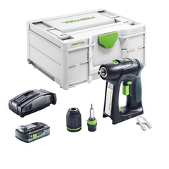 Festool C 18 Basic Akku Bohrschrauber 18 V 45 Nm Brushless 1x Akku 4 0 Ah Schnellladegeraet Systainer 0 - toolbrothers