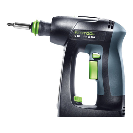 Festool C 18 Basic akumulatorowa wiertarko-wkrętarka 18 V 45 Nm bezszczotkowa + 2x akumulator 4,0 Ah + szybka ładowarka + systainer