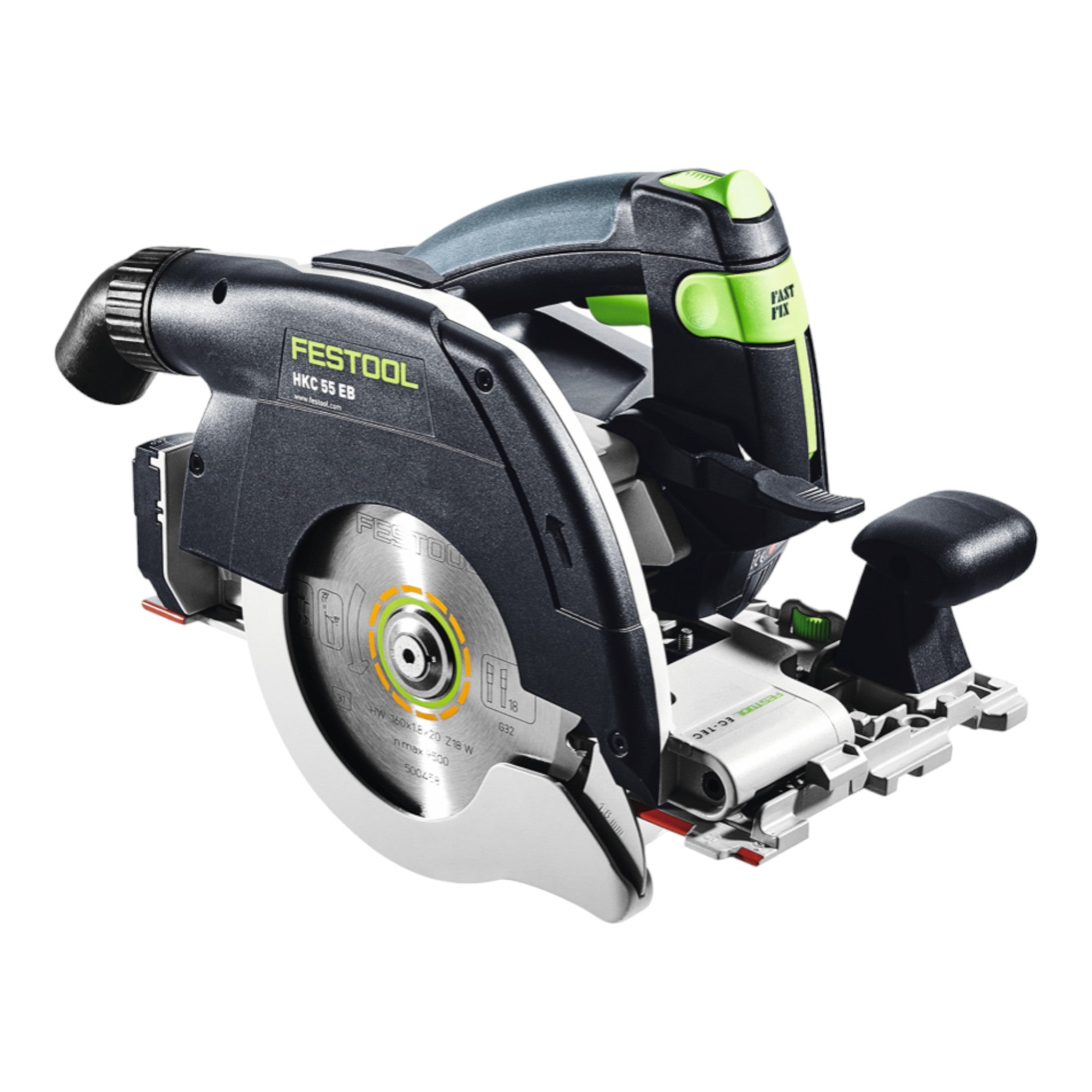 Festool HKC 55 EB Basic Akku Handkreissaege 18 V 160 mm Brushless 2x Akku 8 0 Ah Schnellladegeraet Systainer 2 - toolbrothers