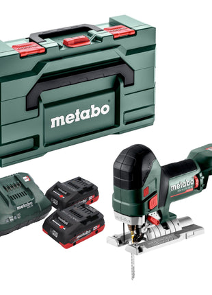 Wyrzynarka akumulatorowa Metabo STA 18 LTX 150 BL 18 V 150 mm bezszczotkowa + 2x akumulator LiHD 4,0 Ah + ładowarka + metabox