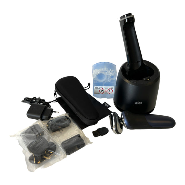 Golarka elektryczna Braun Series 7 niebieska z 2x nasadką EasyClick ( 71-B7850cc ) dla mężczyzn