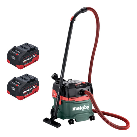 Metabo AS 36 18 L 20 PC Akku Nass Trocken Sauger 36 V ( 2x 18 V ) 20 L + 2x LiHD Akku 5,5 Ah - ohne Ladegerät