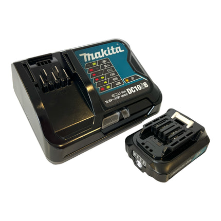 Makita HP 333 DSAP1 akumulatorowa wiertarko-wkrętarka udarowa 12 V 30 Nm różowa + 1x akumulator 2,0 Ah + ładowarka + torba