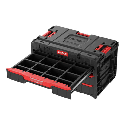 Qbrick System ONE Drawer 3 Toolbox 2.0 Toolbox 587 x 380 x 340 mm 27 l z trzema szufladami