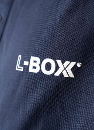 L-Boxx Polo Shirt pour hommes navy / white Gre M