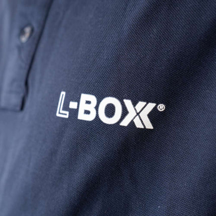 L-Boxx męska koszulka polo navy / white rozmiar M