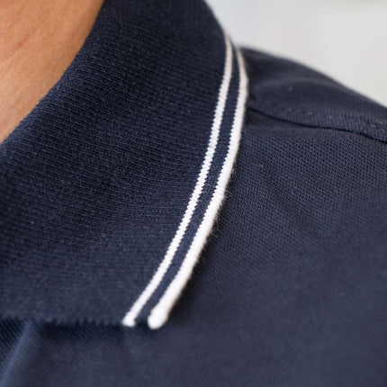 L-Boxx męska koszulka polo navy / white rozmiar L