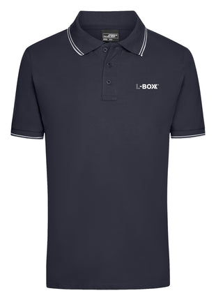 L-Boxx Polo pour homme navy / white Gre XL