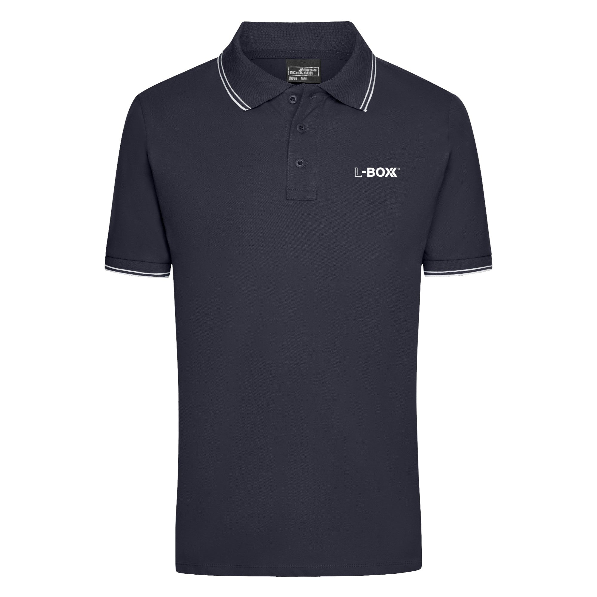 L Boxx Herren Polo Shirt navy white Groesse XL 0 - toolbrothers