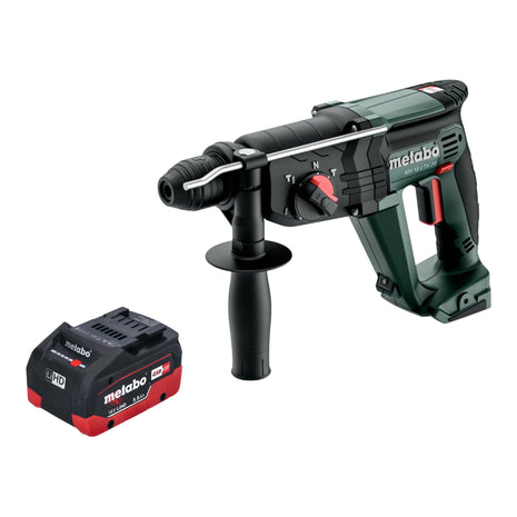 Metabo KH 18 LTX 24 akumulatorowy młot udarowo-obrotowy 18 V 2,1 J SDS Plus + 1x akumulator LiHD 5,5 Ah - bez ładowarki