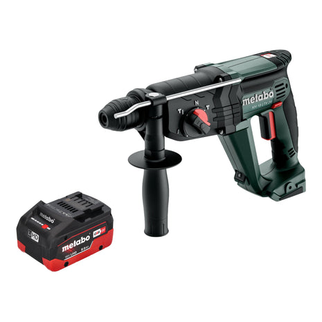 Metabo KH 18 LTX 24 akumulatorowy młot udarowo-obrotowy 18 V 2,1 J SDS Plus + 1x akumulator LiHD 8,0 Ah - bez ładowarki